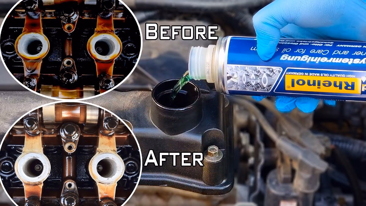 How do you flush engine oil?
