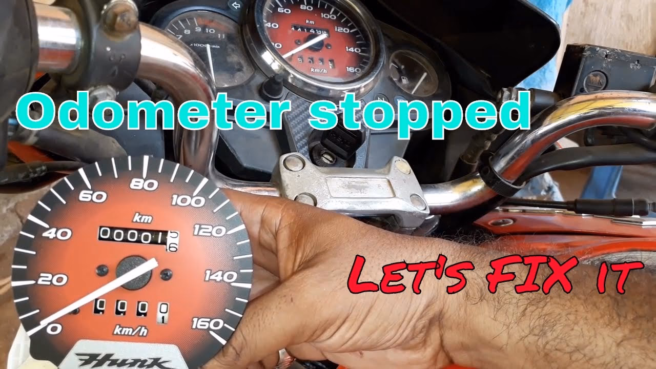 Can a motorcycle odometer be reset or reprogrammed?
