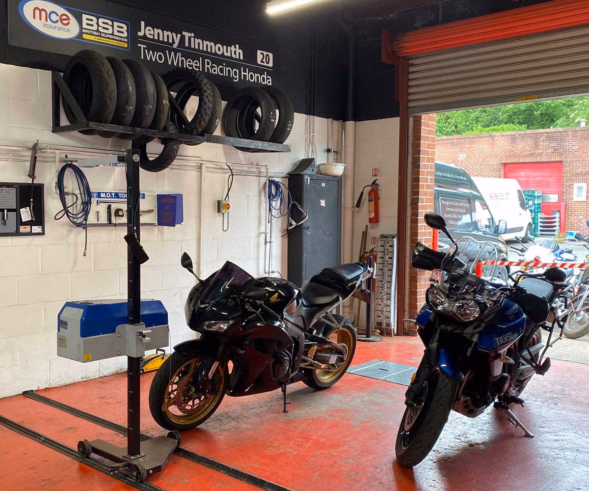 Do you have MOT facilities for used motorcycles?