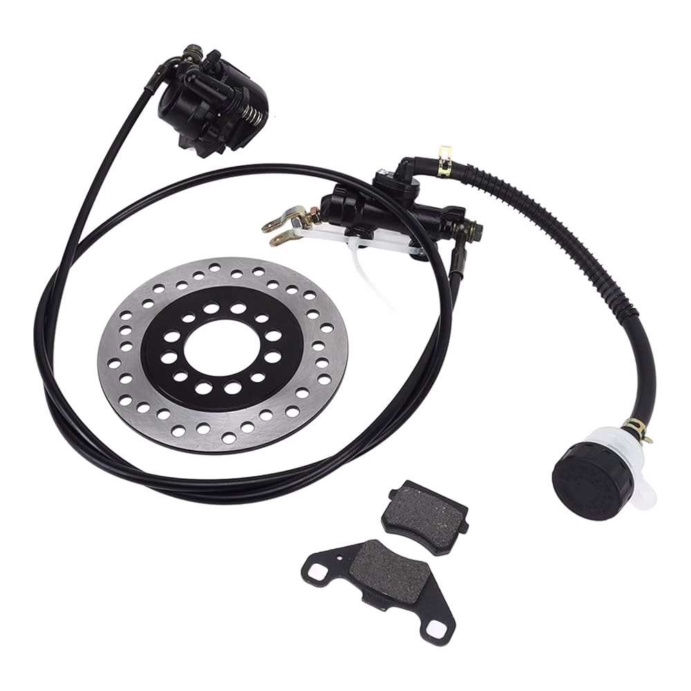 What are disc brakes on a motorcycle?