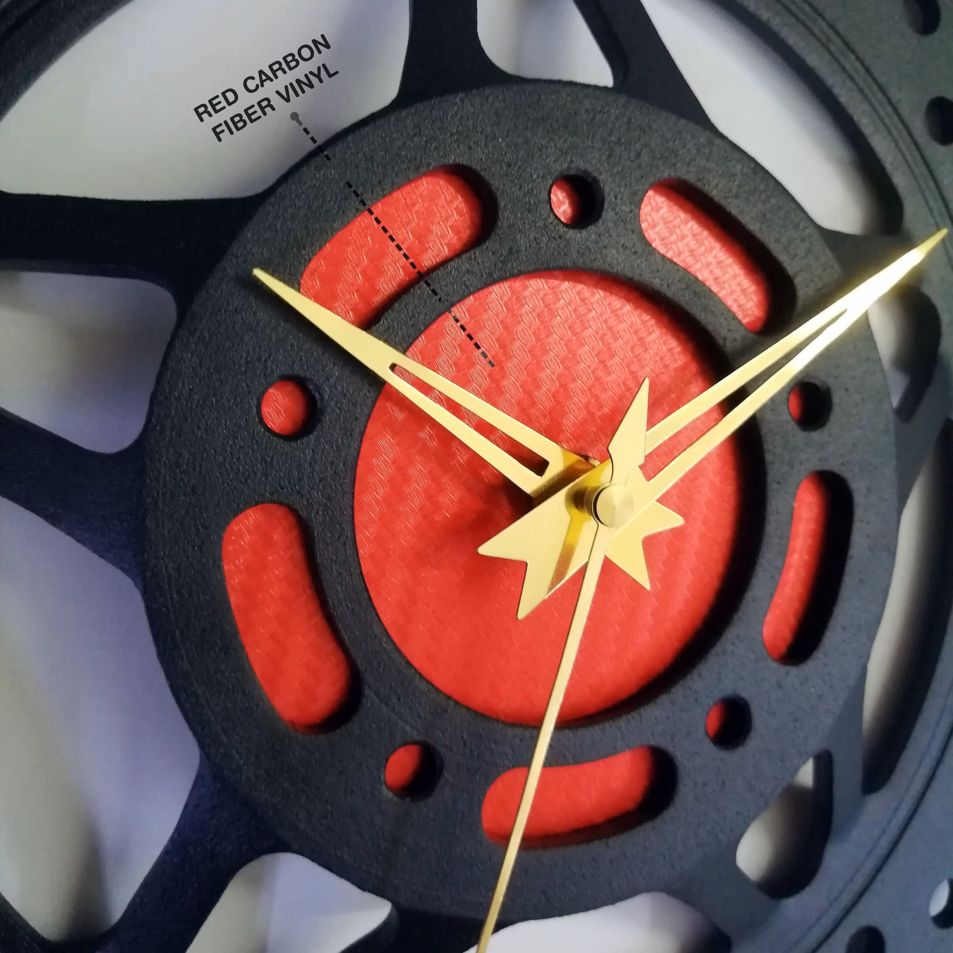 Can a motorcycle gauge replace a standard clock?