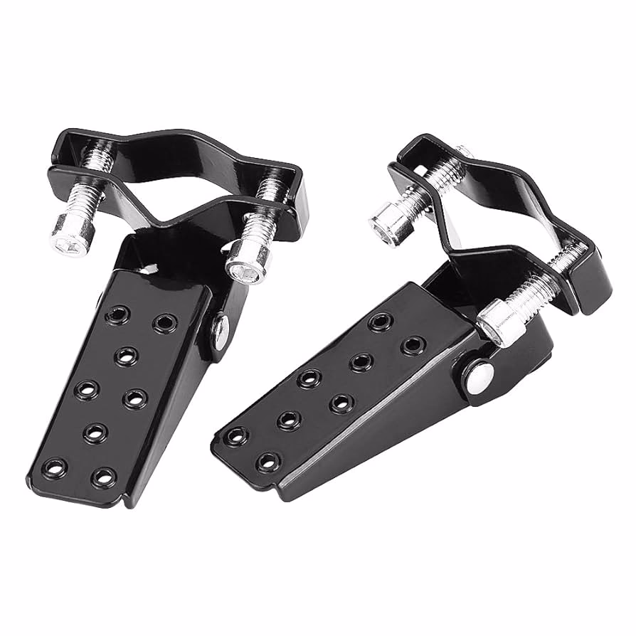 How do you use motorcycle footpegs & rearsets?