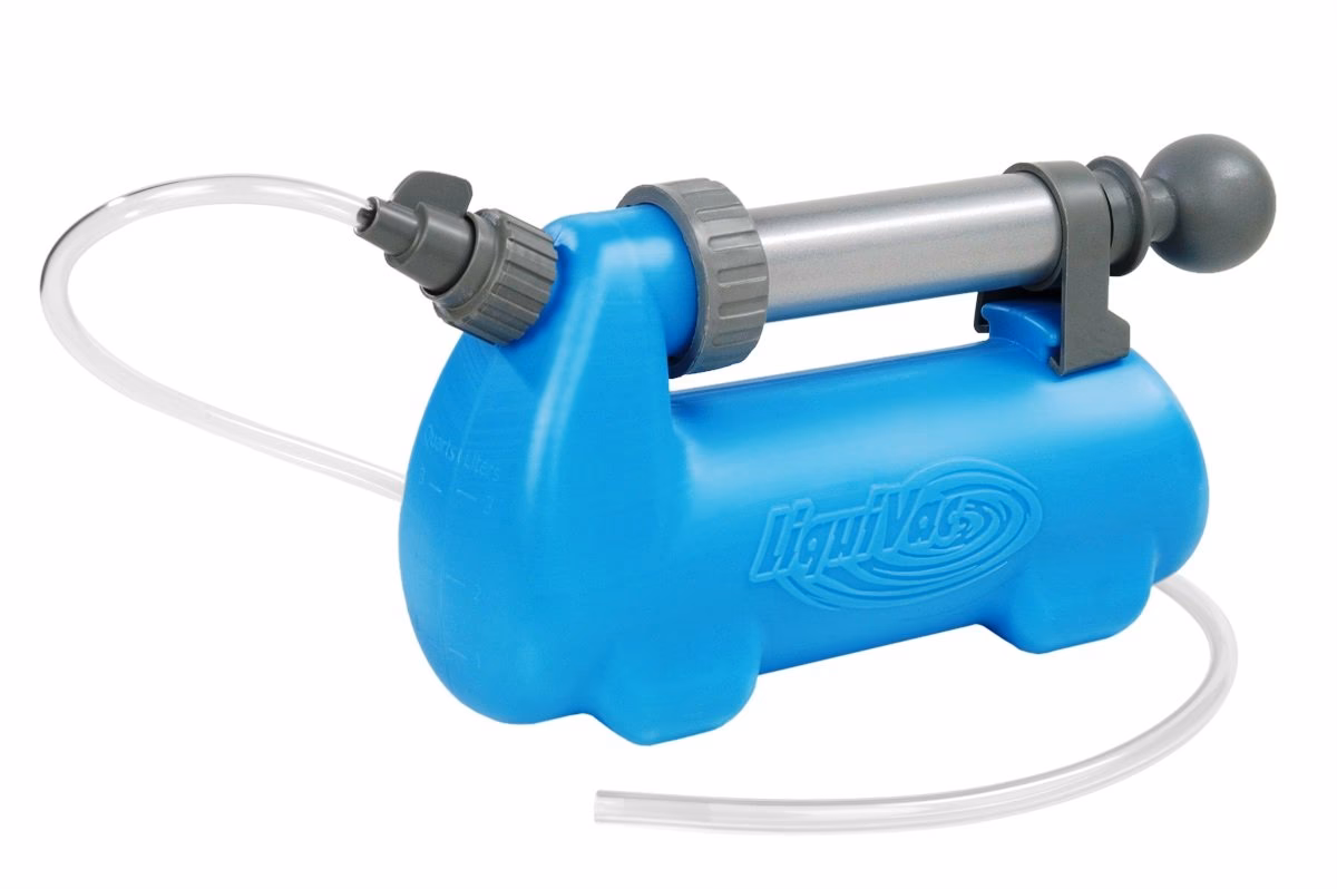 What is a bluespot manual oil extractor fluid pump?