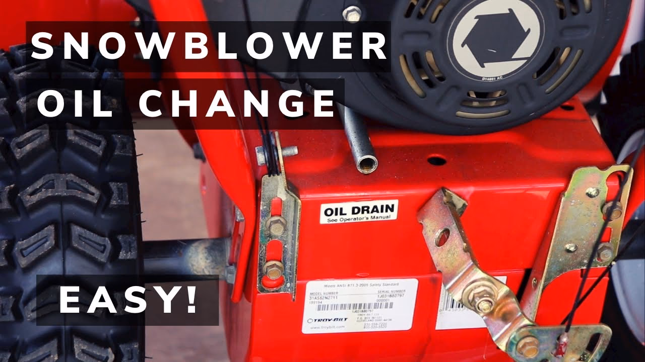 What kind of oil do you use for a snowblower?