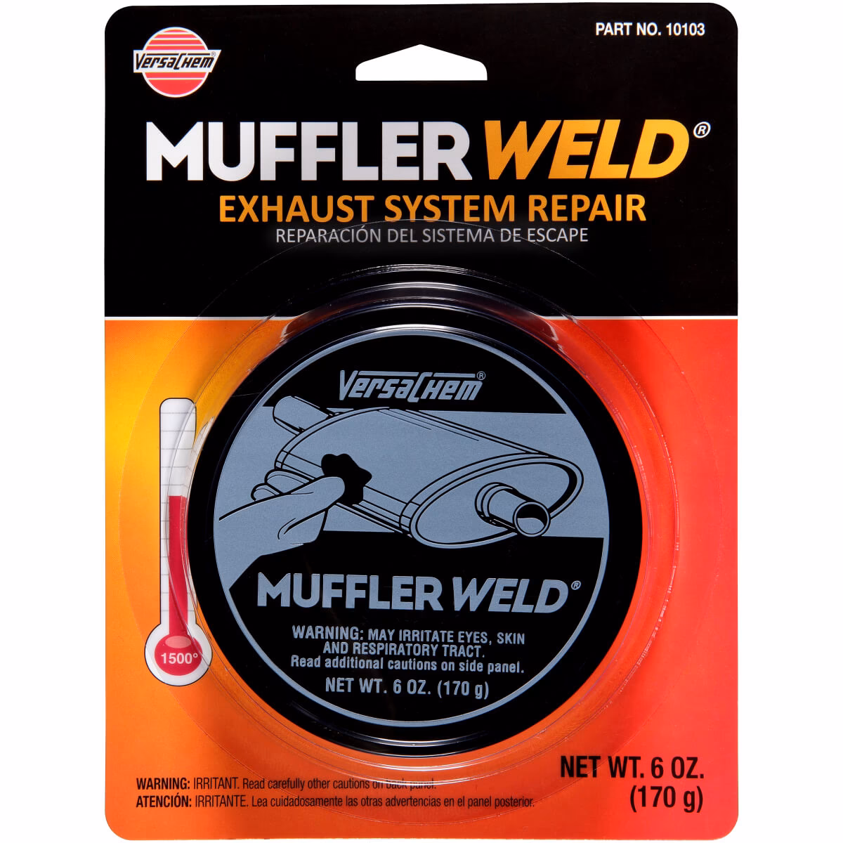 How do you repair a muffler?