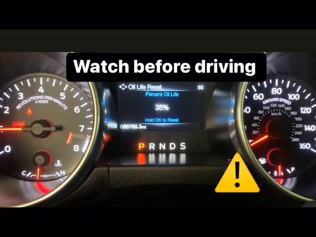 Does my Ford Mustang have an oil change due message?