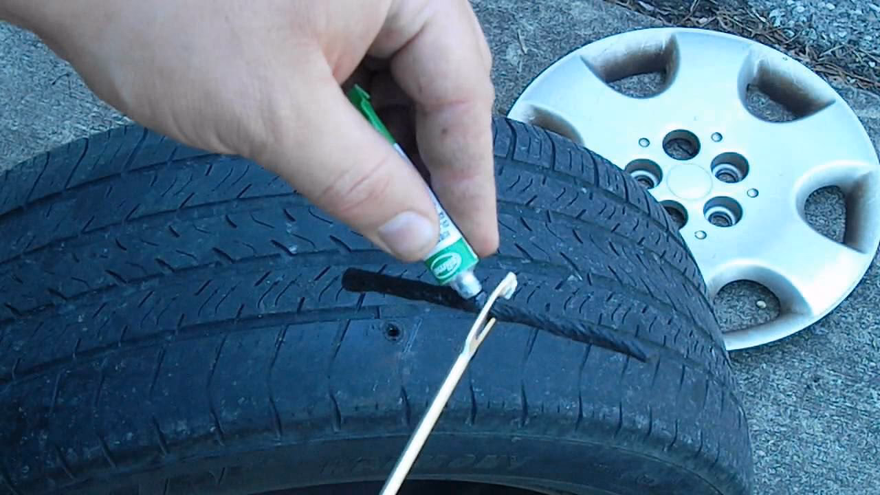 When should I replace a punctured tyre?