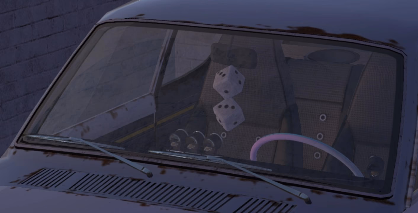 What happens if you reload a vehicle with a broken windshield?