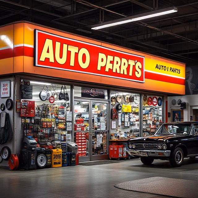 How many auto part stores does NAPA have nationwide?