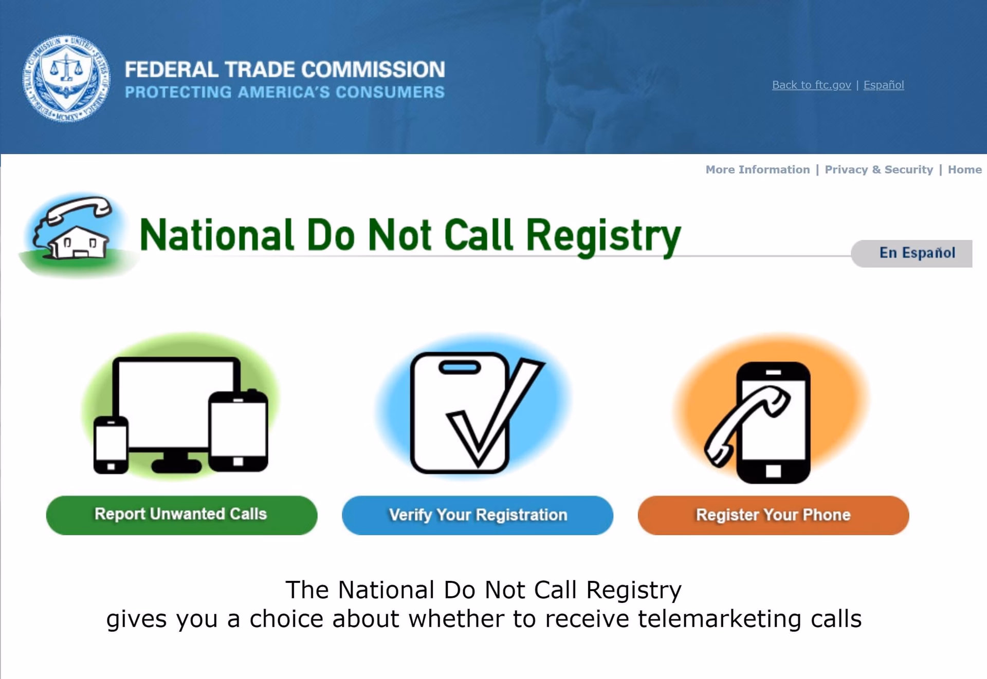 What is the National do not call list (DNCL)?