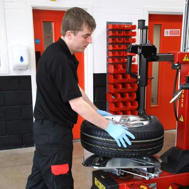 How do I book a car tyre fitting service?