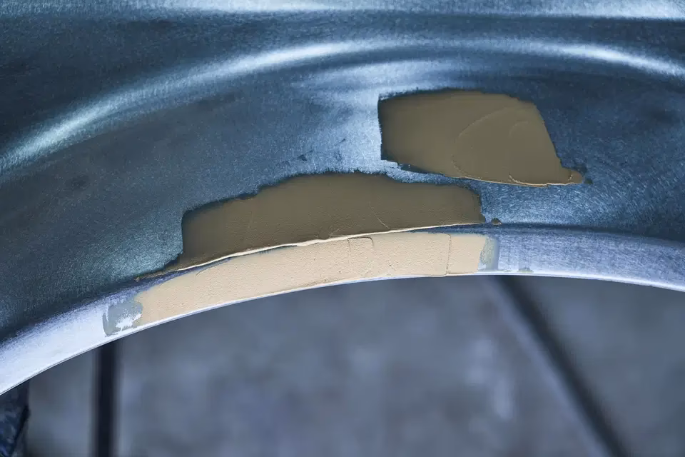 Can CCM affect a TIG weld repair to a cracked alloy wheel rim?
