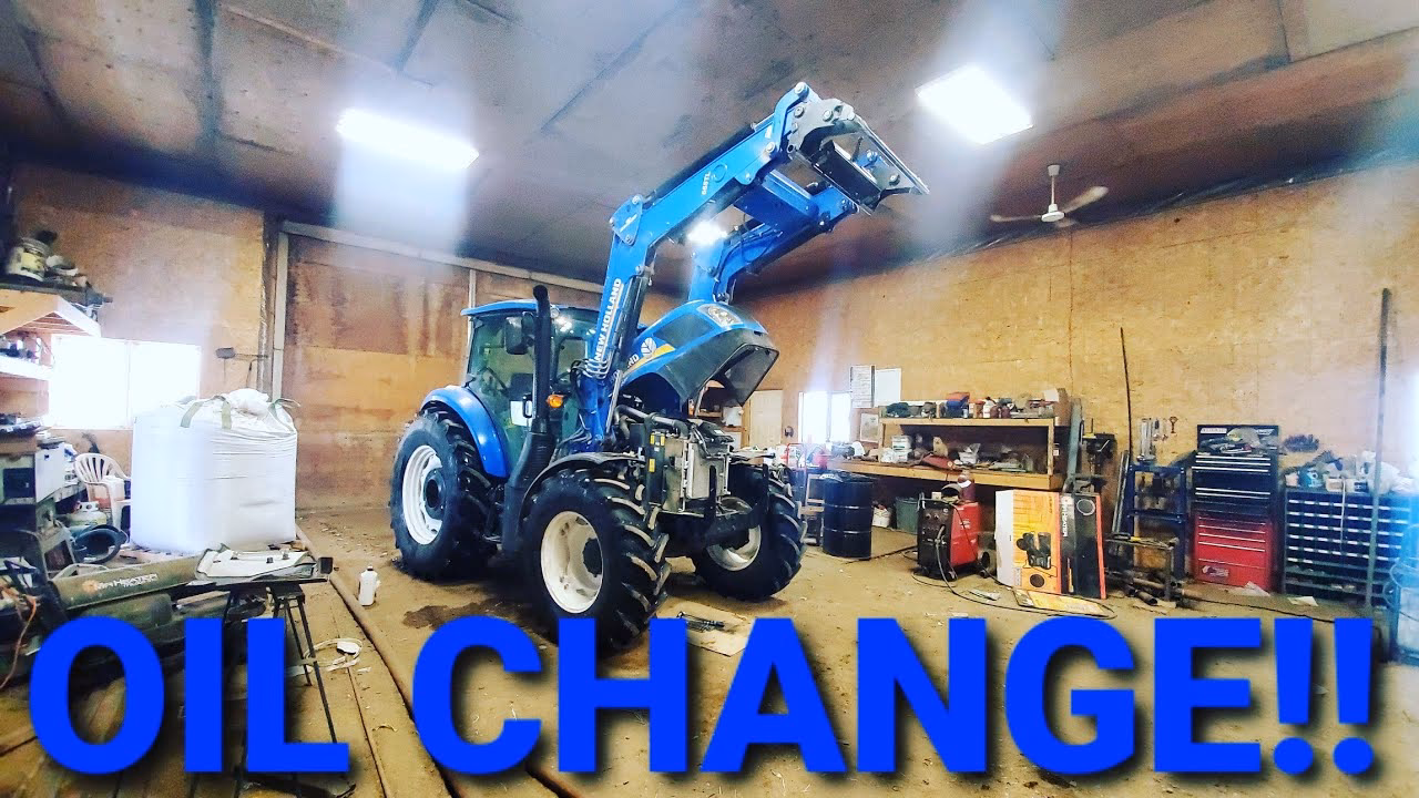 How many MB is a New Holland tractor service manual?