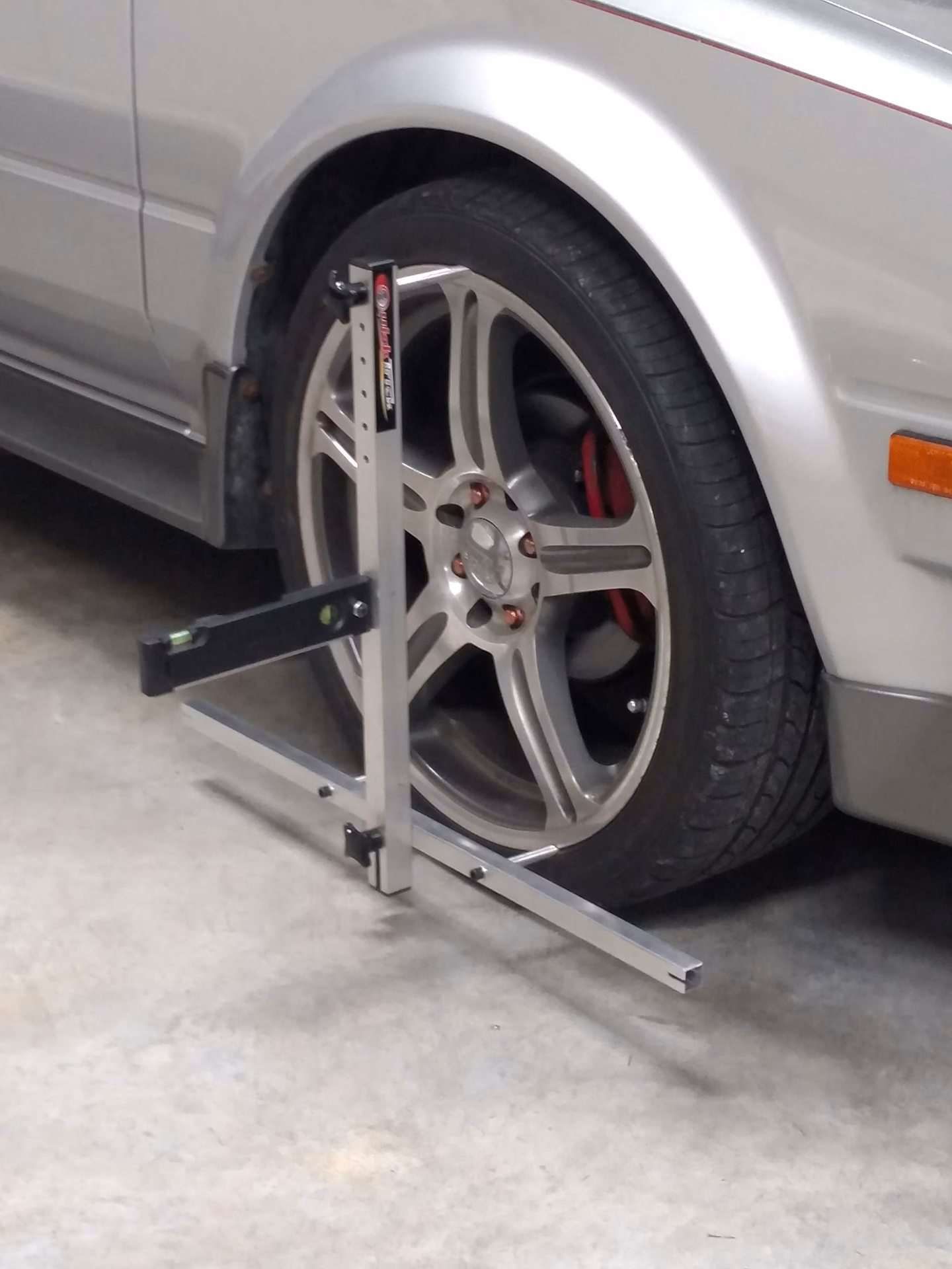 What is a two-wheel alignment?
