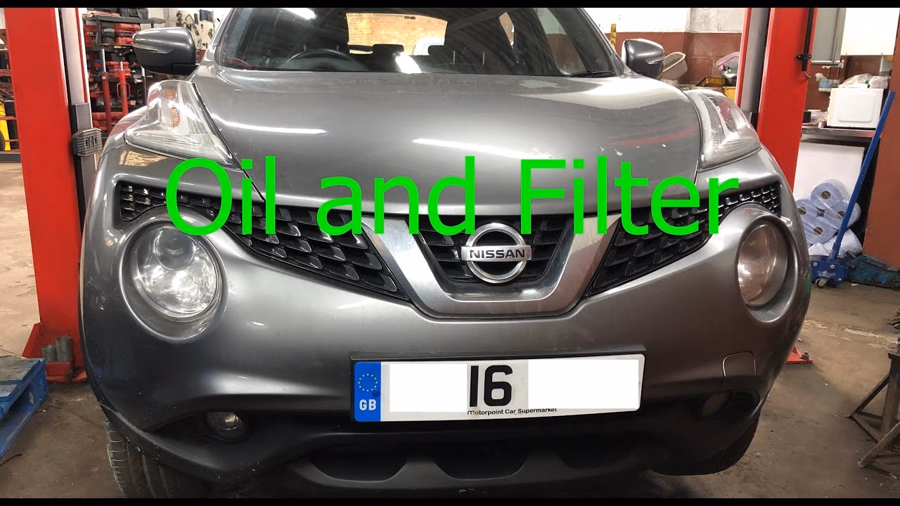How do I change the oil on my 2012 Nissan Juke s?