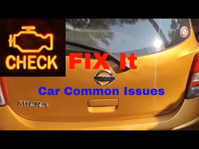 Why is my Nissan Micra check engine light flashing?