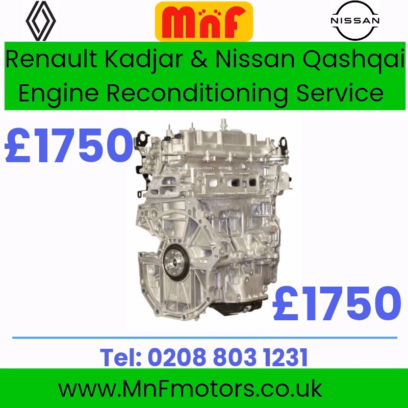 Are Nissan Qashqai engines remanufactured?