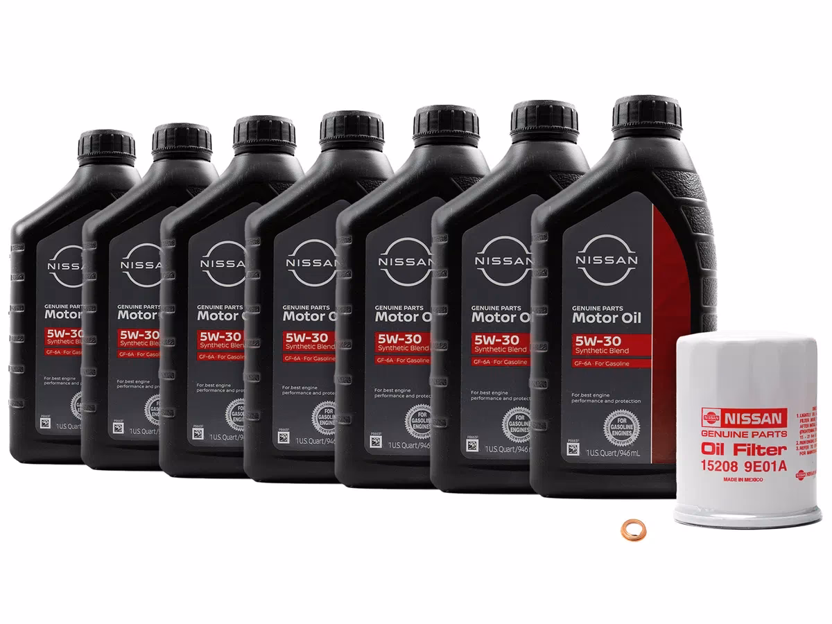 How much oil does the 2018 Nissan Titan take?