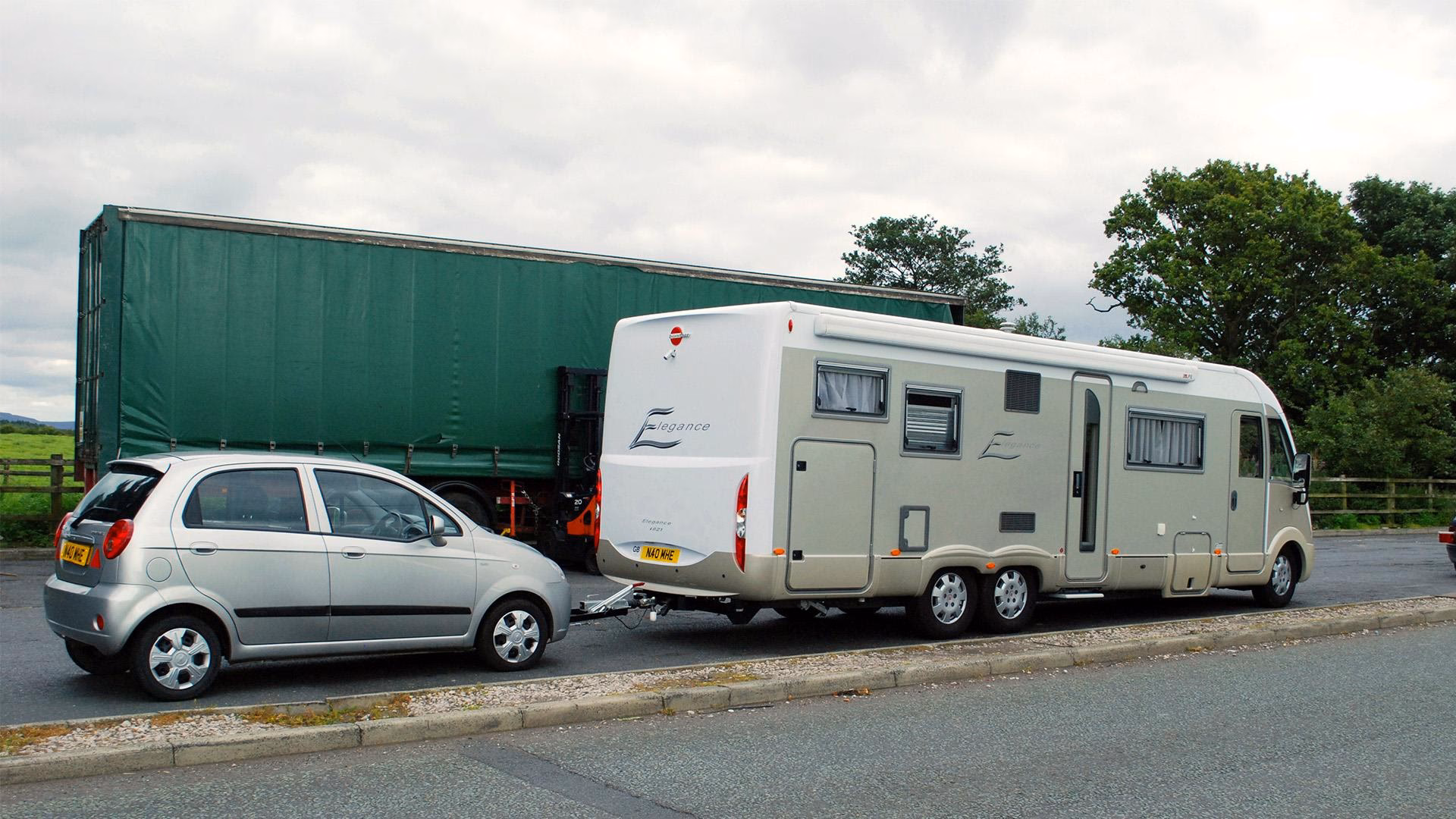 What happens if a car is parked without an MOT?