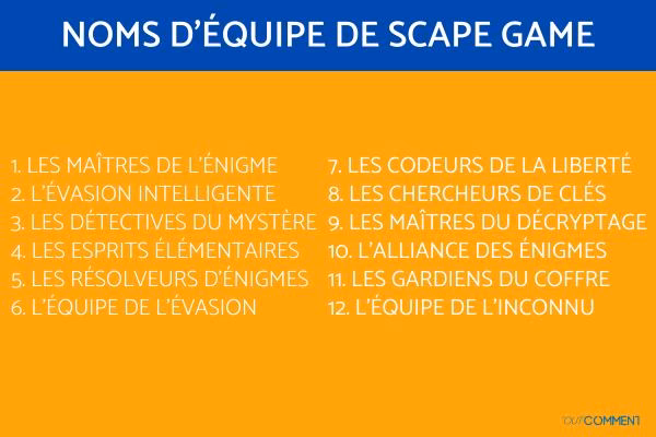 Quel est le nom d'une équipe de course à pied ?