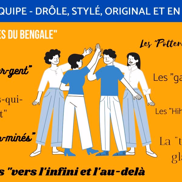Comment choisir un bon nom d’équipe ?