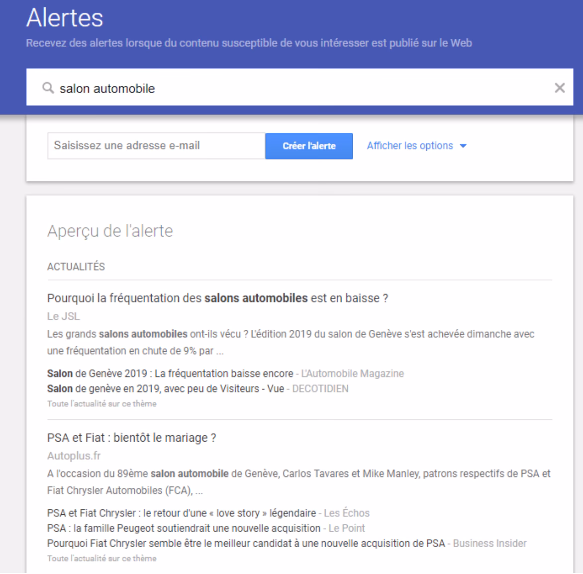 Comment libérer Google Alerts ?