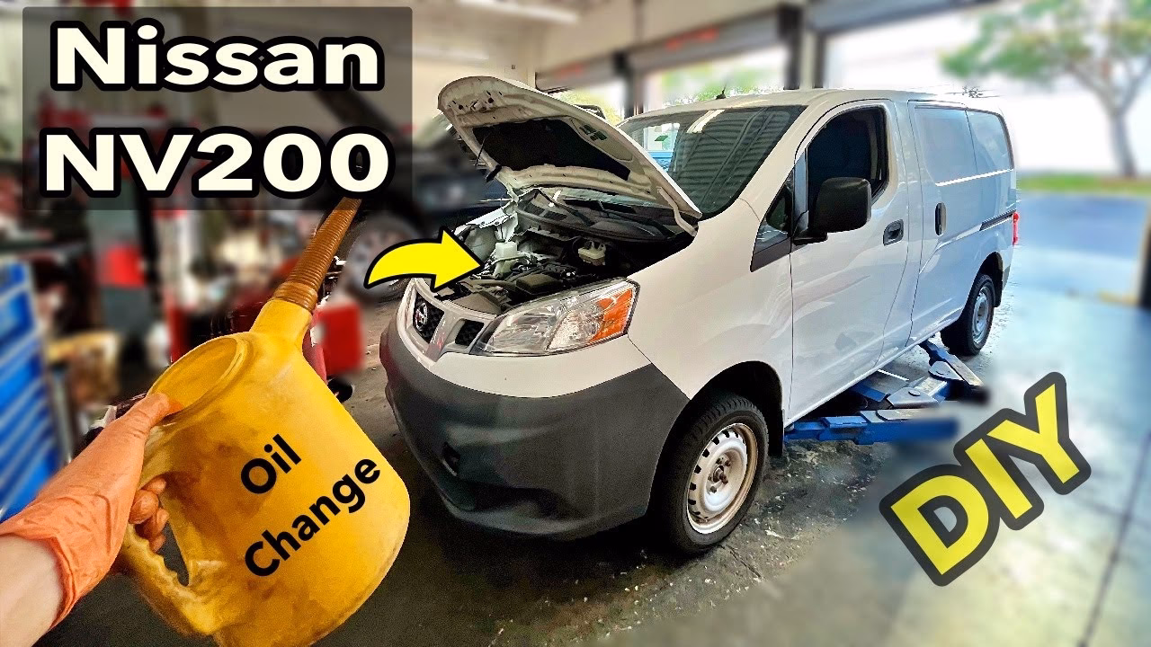 How do I change the oil on my 2015 Nissan NV200?