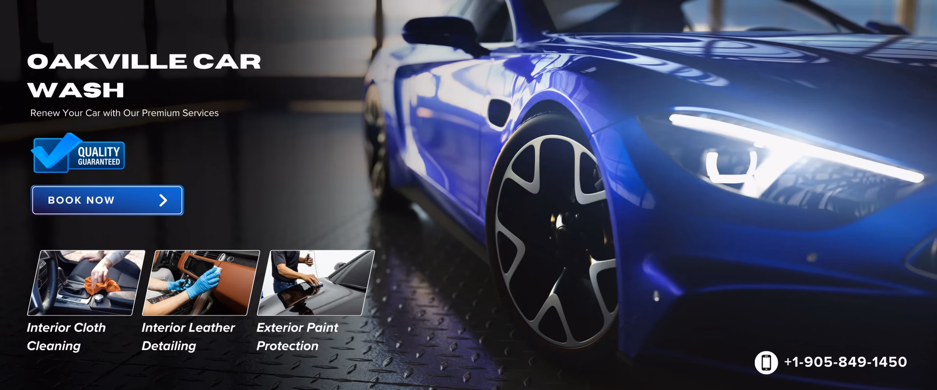 What services does Oakville car wash offer?