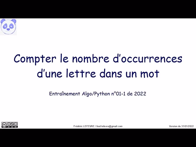Comment compter les occurrences d'un caractère dans une string en Python ?