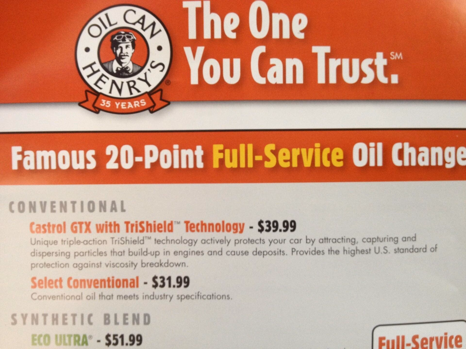 How do I use an oil can Henry's coupon code?