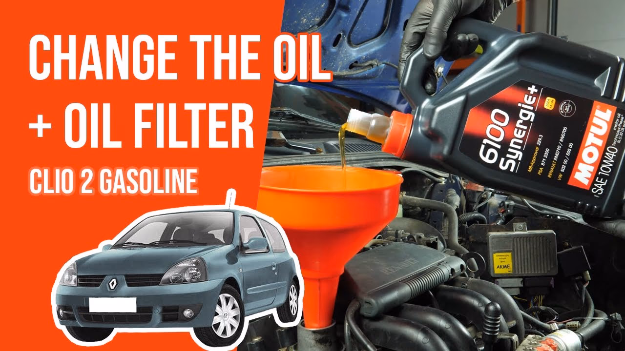 What's included in a Renault Clio engine service?