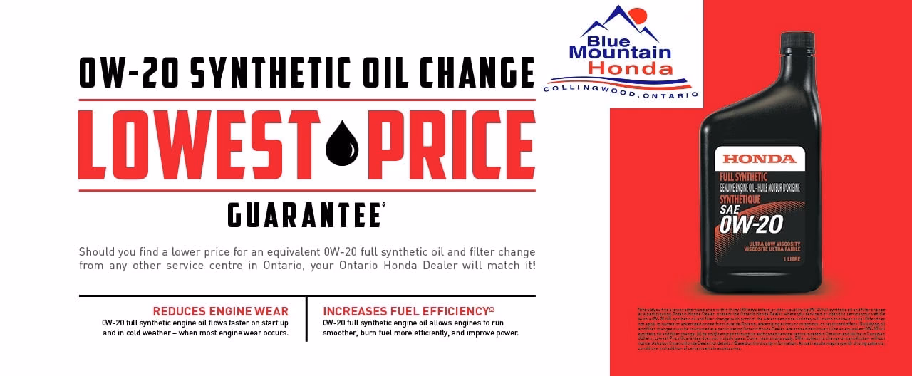 Where can I get an oil change in Collingwood?