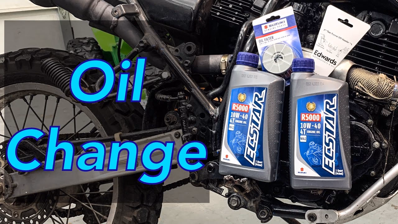 Is it time to change the oil on my DR350?