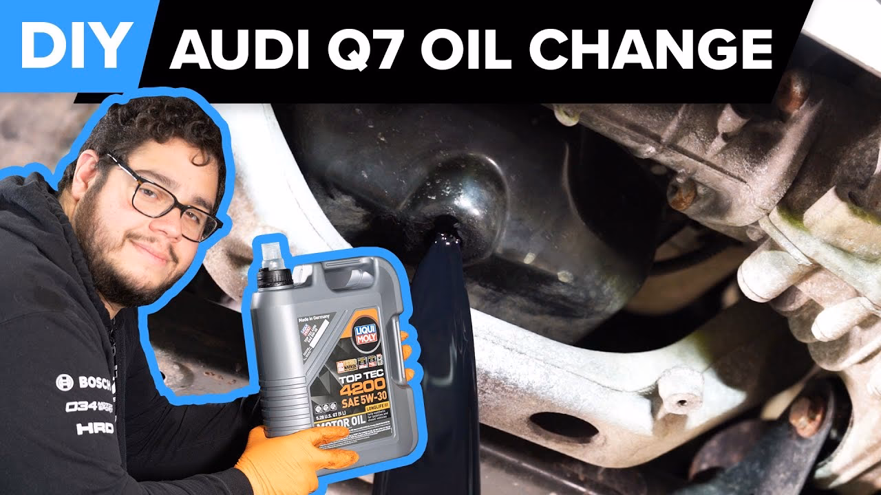 How to lubricate Audi Q7 TDI oil filter?
