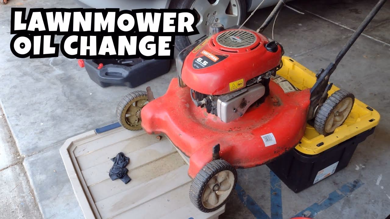 How do I choose the right oil for my Craftsman mower?