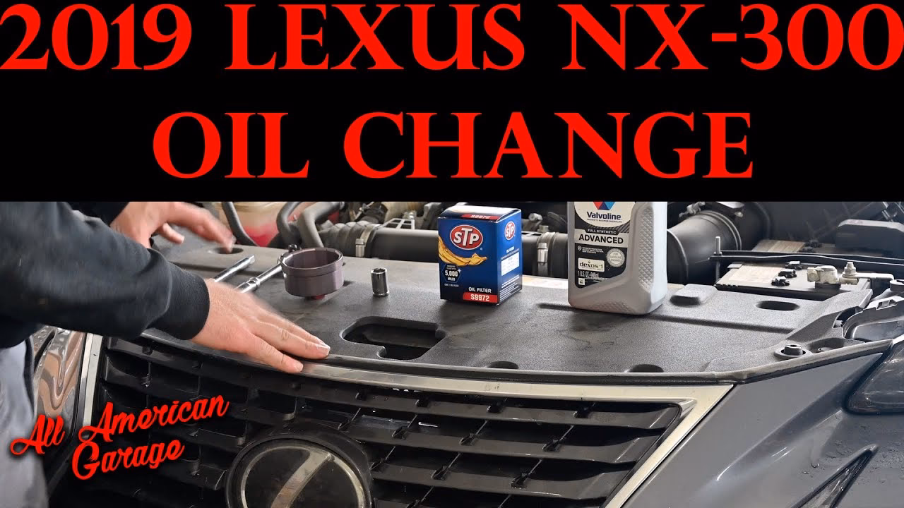 How to change oil & oil filter in 2019 Lexus nx300h?