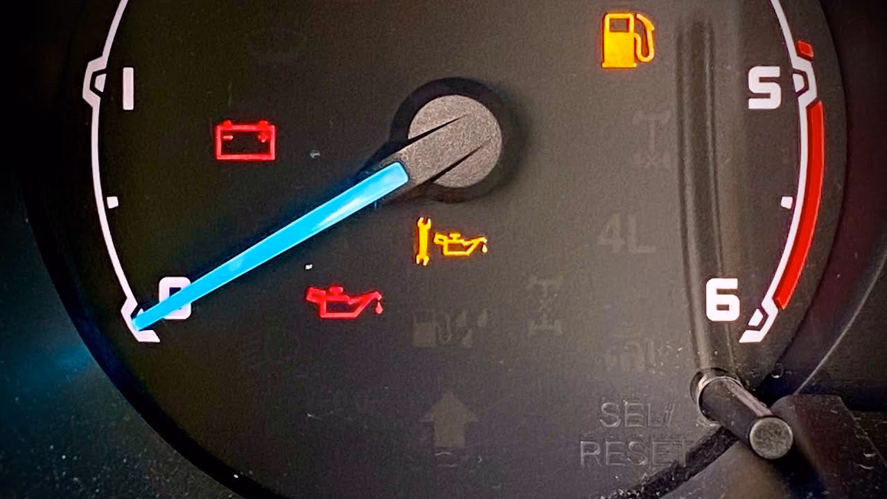 Why is my Ford Ranger oil warning light flashing?
