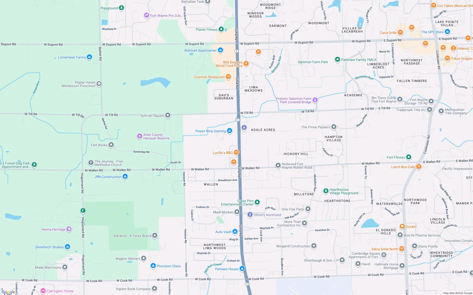 Where is Walmart Auto Care Center in Fort Wayne in 46818?