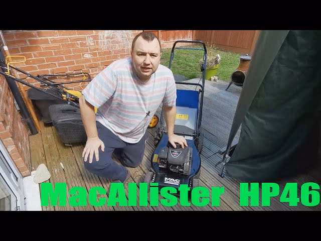 What kind of engine does the MacAllister mprm 46sp have?
