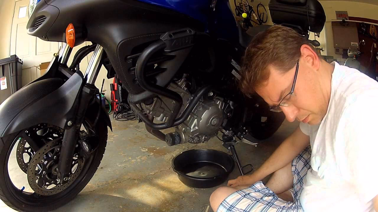 How often do you change the oil on a Suzuki 650?