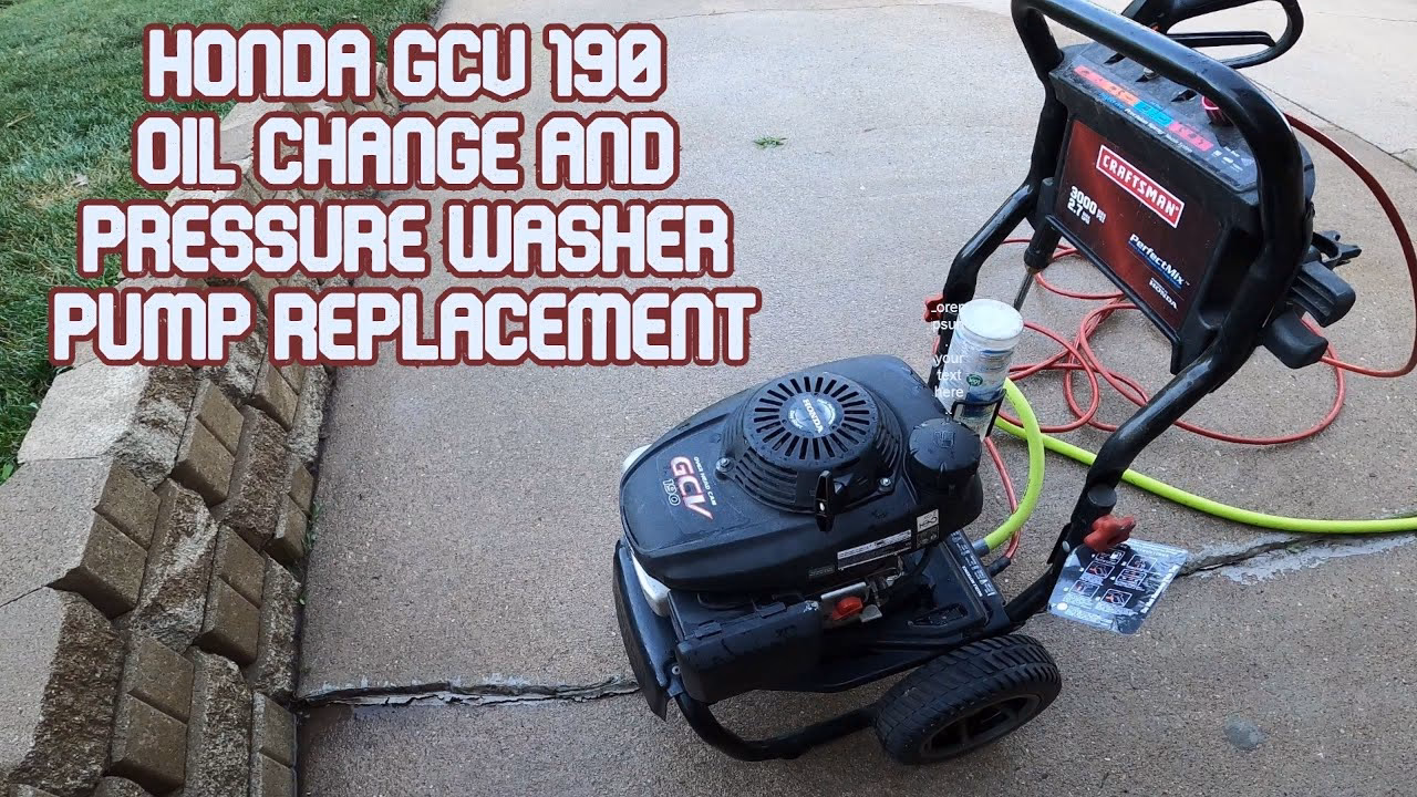 What kind of pressure washer does a Honda gvc160 have?