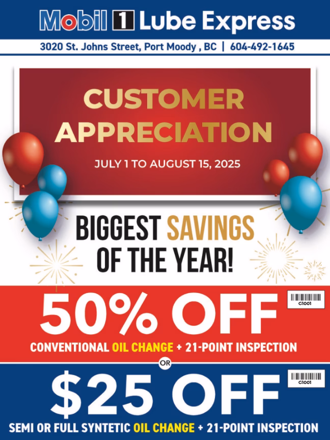 How often do you need a tire change in Port Moody?