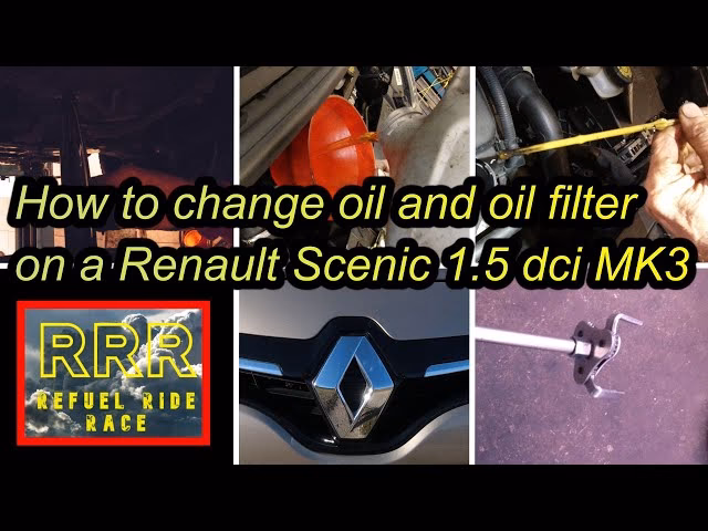 How much oil does a Renault Scenic 2016 take?