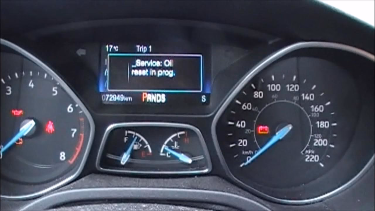 How do I Reset my Ford Focus Oil Life?