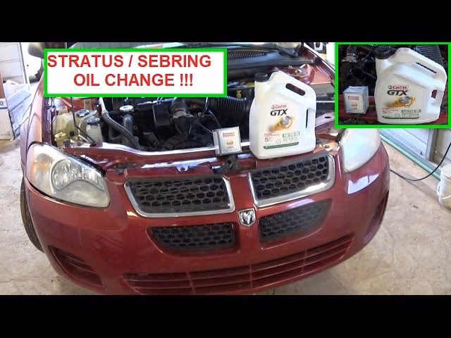 How do I reset the change oil light on a Chrysler Sebring?