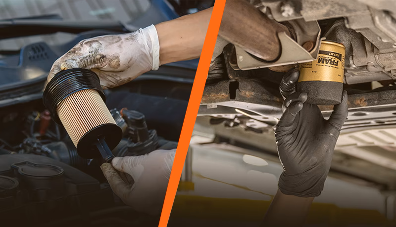 How do I fix a bad oil filter?