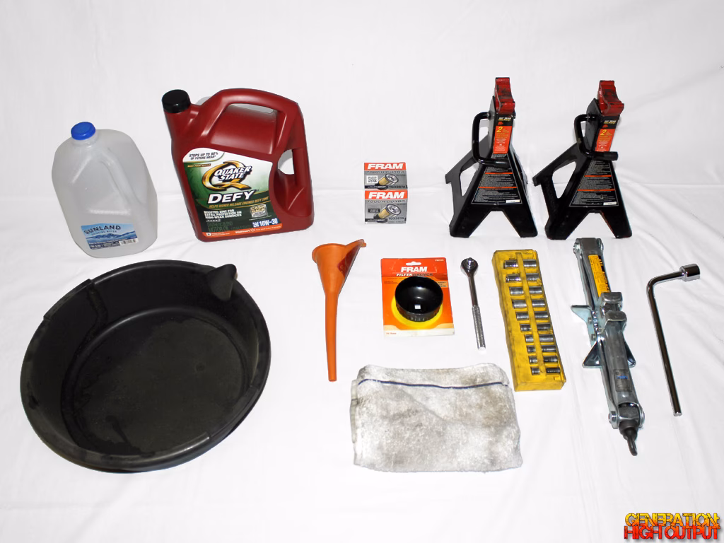 Does a basic car service include changing oil?