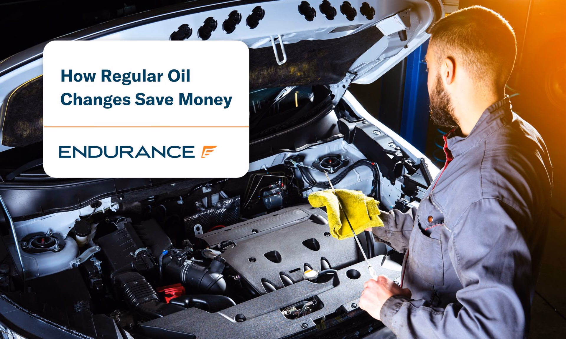 What are the tasks of an oil change technician?