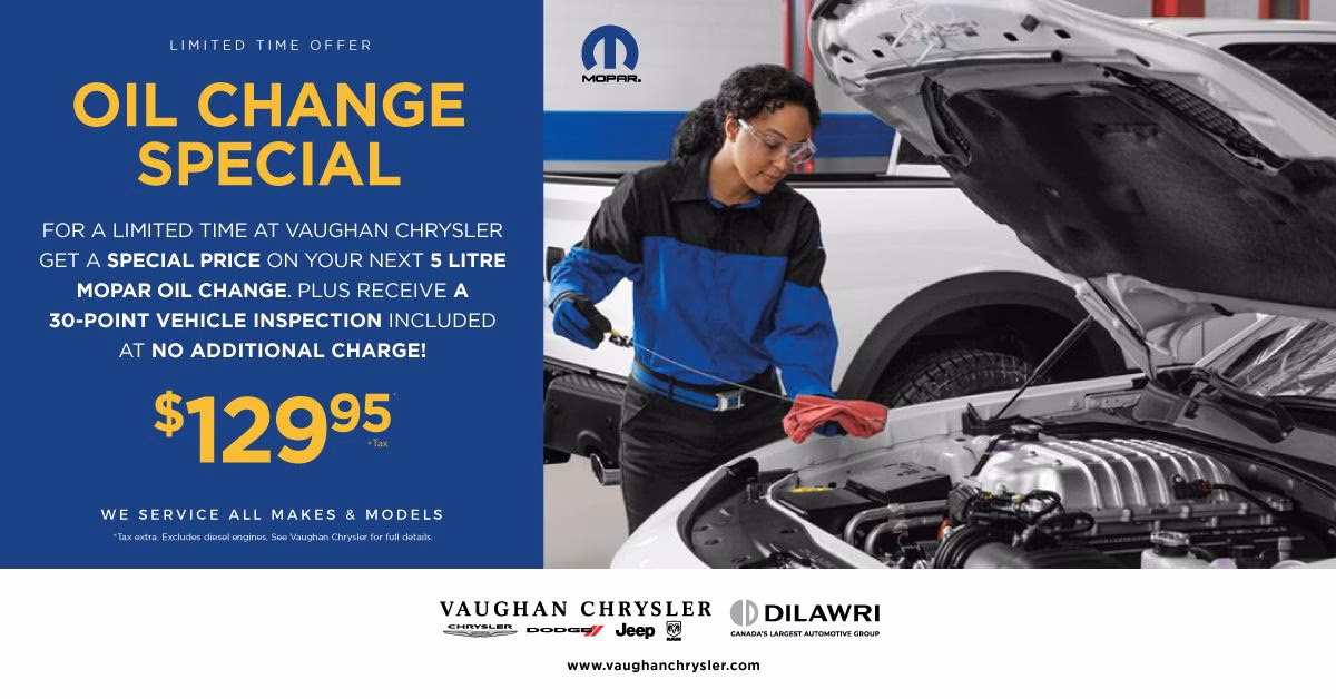 Where can I get an oil change in Vaughan?