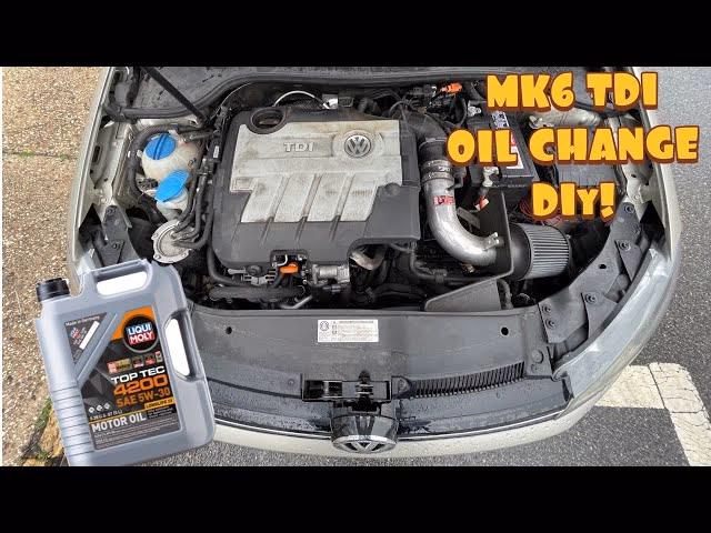 How much oil does a TDI Golf take?